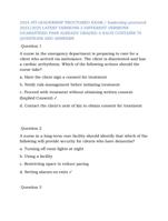 ATI Leadership Proctored Exam 2024 (Versions 20232025)  3 Full Versions with 70 Questions and Answers, Guaranteed A Grade