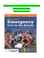 TEST BANK - Nancy Carolines Emergency Care in the Streets, 8th  Edition by Nancy Caroline Chapters 1 - 53 | All Chapters