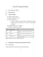 Assignment 2 Stats 101 Assignment Report Dataset Selection