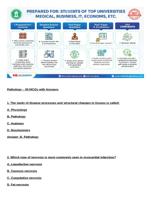 Pathology  50 MCQs with Answers