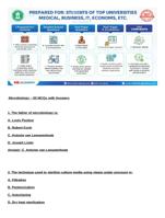 Microbiology  50 MCQs with Answers