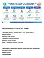 Pathophysiology  50 MCQs with Answers