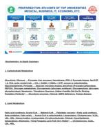 Biochemistry: In-Depth Summary