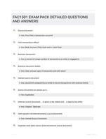 FAC1501 EXAM PACK DETAILED QUESTIONS AND ANSWERS