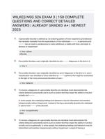WILKES NSG 526 EXAM 3 | 150 COMPLETE QUESTIONS AND CORRECT DETAILED ANSWERS | ALREADY GRADED A+ | NEWEST 2025