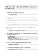HCD 300 exam 2 Question and answers verified to pass 2025