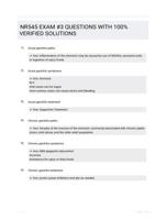 NR545 EXAM #3 QUESTIONS WITH 100% VERIFIED SOLUTIONS