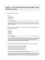 Series 6 - STC Greenlight Exam 2025 With 100% Correct Answers