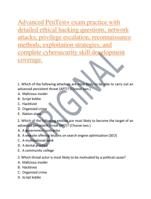 Advanced PenTest+ exam practice with  detailed ethical hacking questions, network  attacks, privilege escalation, reconnai