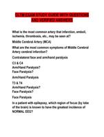CLTM EXAM STUDY GUIDE WITH QUESTIONS  AND VERIFIED ANSWERS