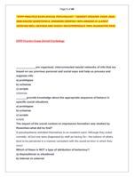 EPPP PRACTICE EXAM (SOCIAL PSYCHOLOGY   NEWEST UPDATED  EXAM  2025   2026 SOLVED QUESTIONS &  ANSWERS VERIFIED 100%