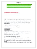 MEDSURG NCLEX QUESTIONS FOR THE FINAL EXAM 2025  2026 SOLVED  QUESTIONS &  ANSWERS VERIFIED 100% GRADED A+