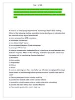 PN MED SURG ATI PROCTORED REAL EXAMS