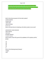 OHIO STATE FIRE ALARM EXAM 2025  2026 SOLVED QUESTIONS &   ANSWERS VERIFIED 100% GRADED A+ (LATEST VERSION) WELL REVISED