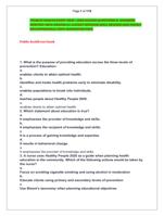 PUBLIC HEALTH EXAM 2025  2026 SOLVED QUESTIONS &  ANSWERS  VERIFIED 100% GRADED A+ (LATEST VERSION) WELL REVISED