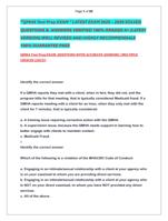 QMHA Test Prep EXAM  LATEST EXAM 2025  2026 SOLVED