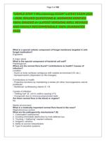 USMLE STEP 1 Microbiology EXAM LATEST EXAM 2025  2026  SOLVED QUESTIONS &  ANSWERS VERIFIED  100%