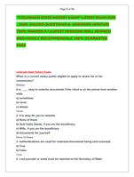 COLORADO STATE NOTARY EXAM LATEST EXAM 2025  2026  SOLVED QUESTIONS &  ANSWERS VERIFIED  100% GRADED A+ (LATEST VERSION)