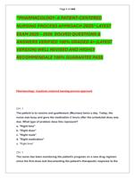 PHARMACOLOGY- A PATIENT-CENTERED  NURSING PROCESS APPROACH 2025 LATEST  EXAM 2025  2026  SOLVED QUESTIONS &   ANSWERS