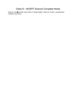 science class 8th complete notes of ncert syllabus