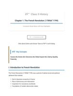 Class 9th history chapter 1 the french revolution notes
