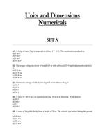 Units & Dimensions  Complete Numerical Practice Sets for NEET & JEE | Concept-Building + Exam-Level Questions