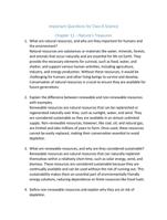 important question of chapter 11 nature treasure's class 6