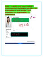 WEEK 7 I-HUMAN CASE ANALYSIS 2026  LOOSE STOOLS (25-YEAR-OLD