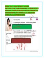 NRNP 6541 CASE STUDY: SOCIAL INTERACTION CONCERNS IN A 22-MONTH-OLD