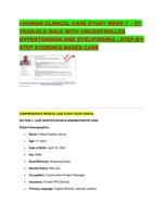 I-HUMAN CLINICAL CASE STUDY WEEK 7  57-YEAR-OLD MALE WITH