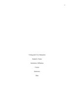 Civic Education Texas Politics Personal Responsibility essay