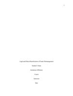 Legal and Ethical Ramifications of Funds Mismanagement