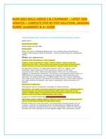 NURS 6023 SKILLS VIDEOS 2 & 3 SUMMARY  LATEST 2026 UPDATE