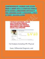 COMPREHENSIVE I-HUMAN CASE STUDY WEEK 4 (NRNP 6541): 5-YEAR-OLD FEMALE