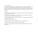 Case Studies 1-4 for Microbiology for the Healthcare Professional