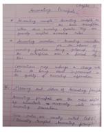Class 11  Accounting principal ch 3 Handwritten Notes
