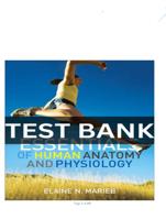 HUMAN ANATOMY & PHYSIOLOGY  10th Edition Test Bank by Elaine N.