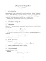 Integration Chapter Notes  Class 12 CBSE Mathematics