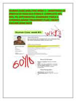 IHUMAN CASE ANALYSIS WEEK 3  SHORTNESS OF BREATH 60-YEAR-OLD F