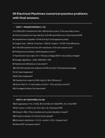 50 Electrical Machines numerical practice problems with final answers