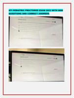 ATI PEDIATRIC PROCTORED EXAM 2023 WITH NGN  QUESTIONS AND CO