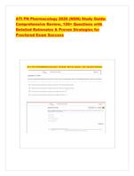 ATI PN Pharmacology 2026 (NGN) Study Guide:  Comprehensive Revi