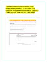 ATI RN Pharmacology 2026 Study Guide:  Comprehensive Content Review