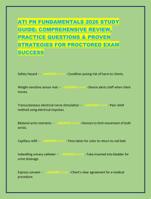 ATI PN FUNDAMENTALS 2026 STUDY  GUIDE: COMPREHENSIVE REVIEW,
