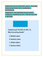 COMPLETE NCLEX MASTERY DECK: 100 HIGH-YIELD QUESTIONS WITH AN