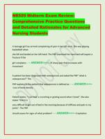 NR509 Midterm Exam Review: Comprehensive Practice Questions an