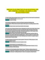 Oregon Real Estate License Exam Prep Practice Questions  (2026 Update)