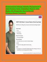 Environmental Allergic Rhinitis Management in Adult Primary