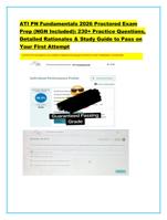 ATI PN Fundamentals 2026 Proctored Exam  Prep (NGN Included):