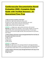 Cardiovascular Documentation Board Evaluation 2026 | Comp